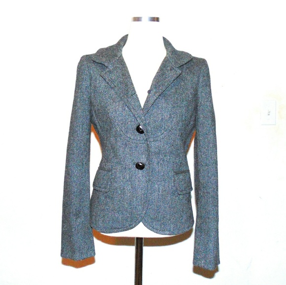J. Crew Jackets & Blazers - J. CrewTweed Gray Wool Blazer